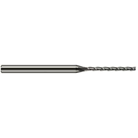 Harvey Tool 0.0620 in. 1/16 Cutter dia x 0.9500 in. Length of Cut Carbide Square End Mill, 4 Flutes 740362